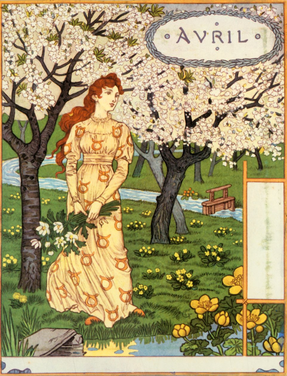 Avril, 1896. od Eugene Grasset