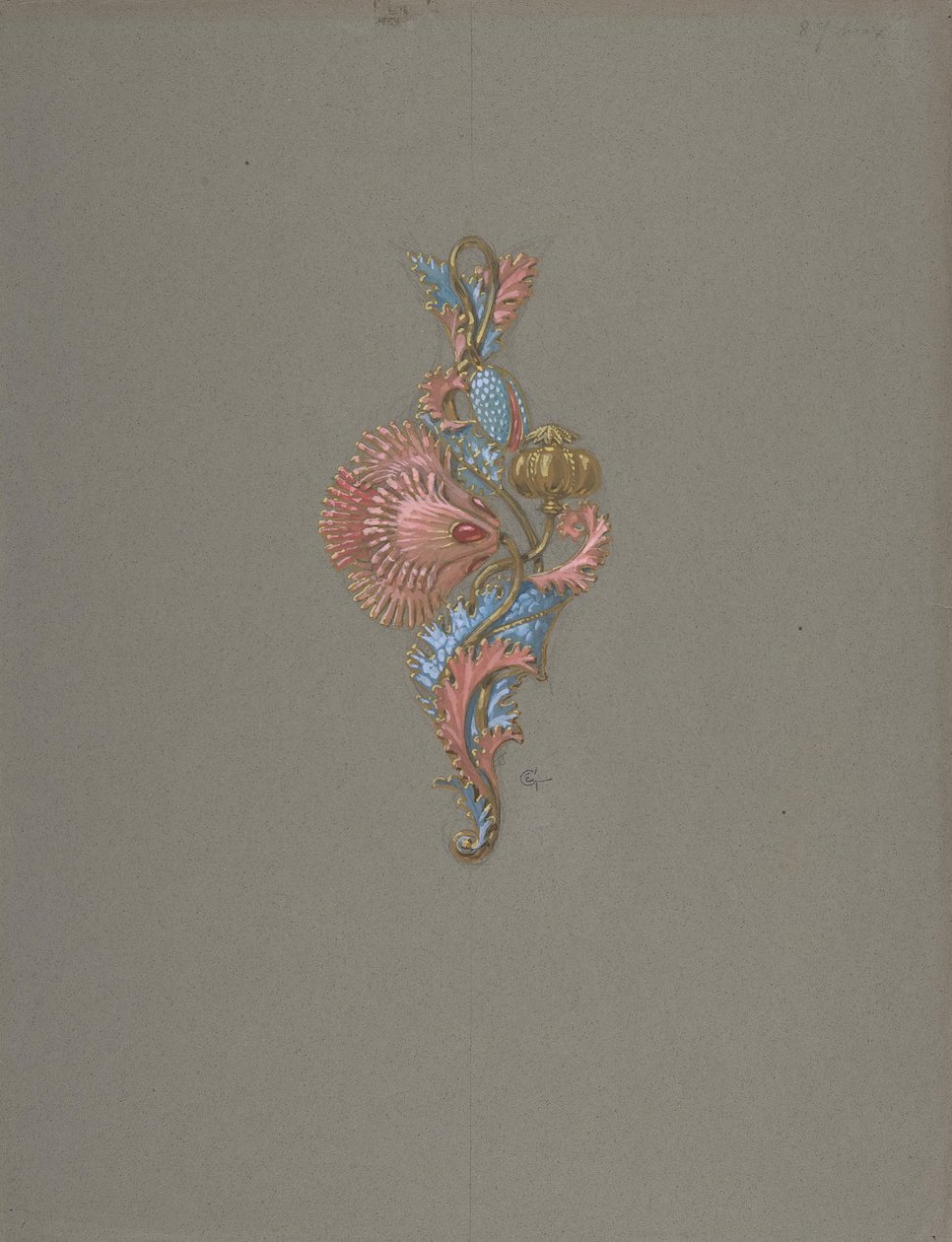 Design pro přívěsek, . od Eugene Grasset