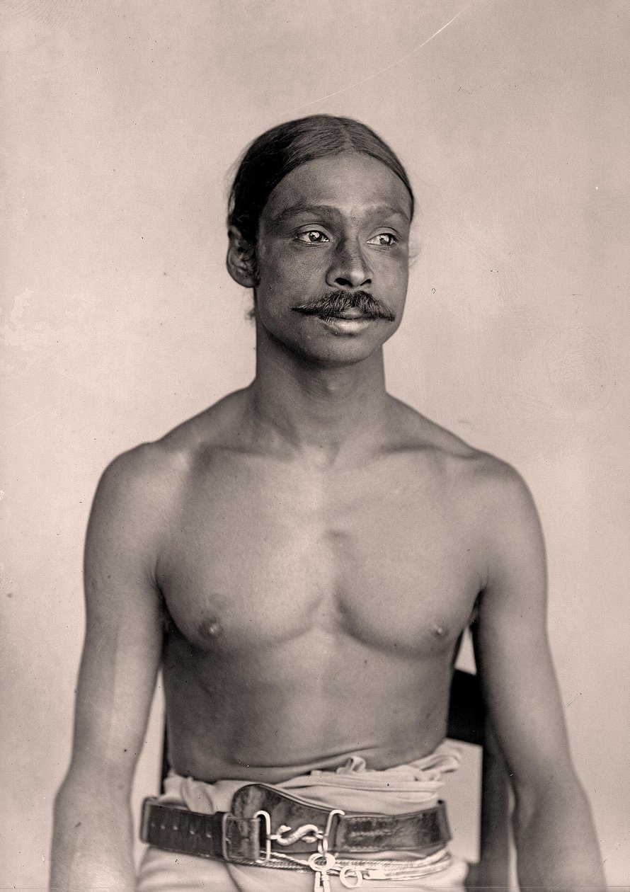 Portrét muže ze Srí Lanky, kolem roku 1890 od Eugène Trutat
