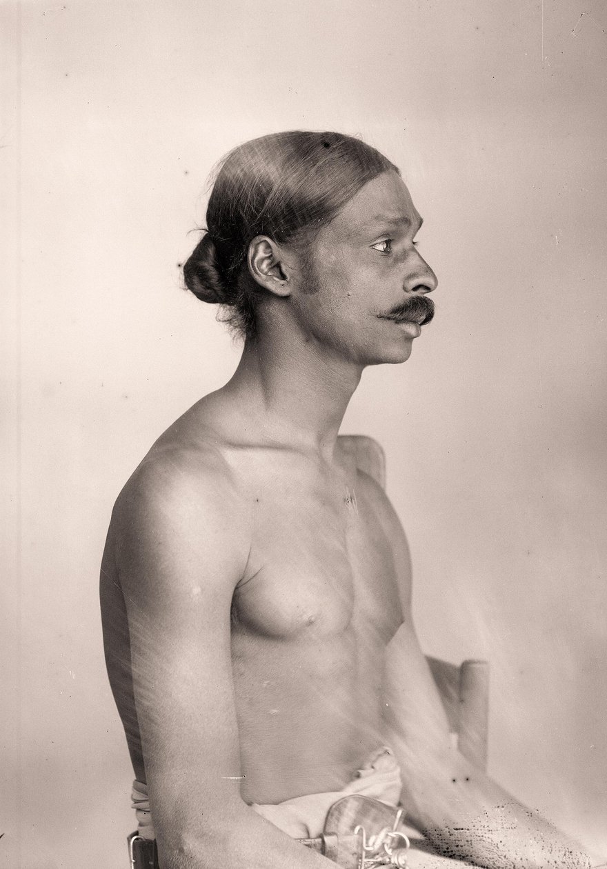 Portrét muže ze Srí Lanky, kolem roku 1890 od Eugène Trutat
