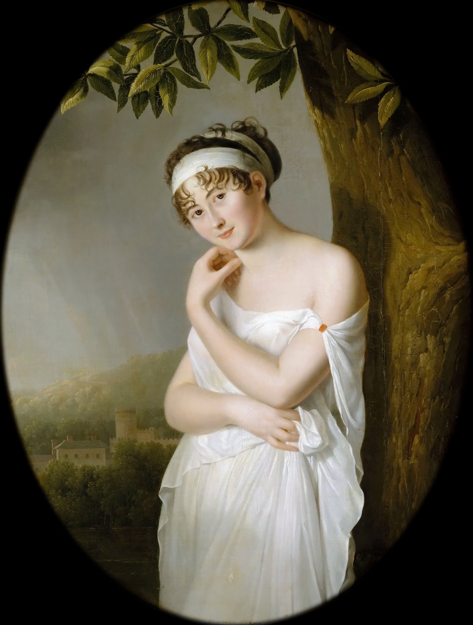 Portrét Madame Récamier, narozená Julie Bernard 1777-1849 od Eulalie Morin