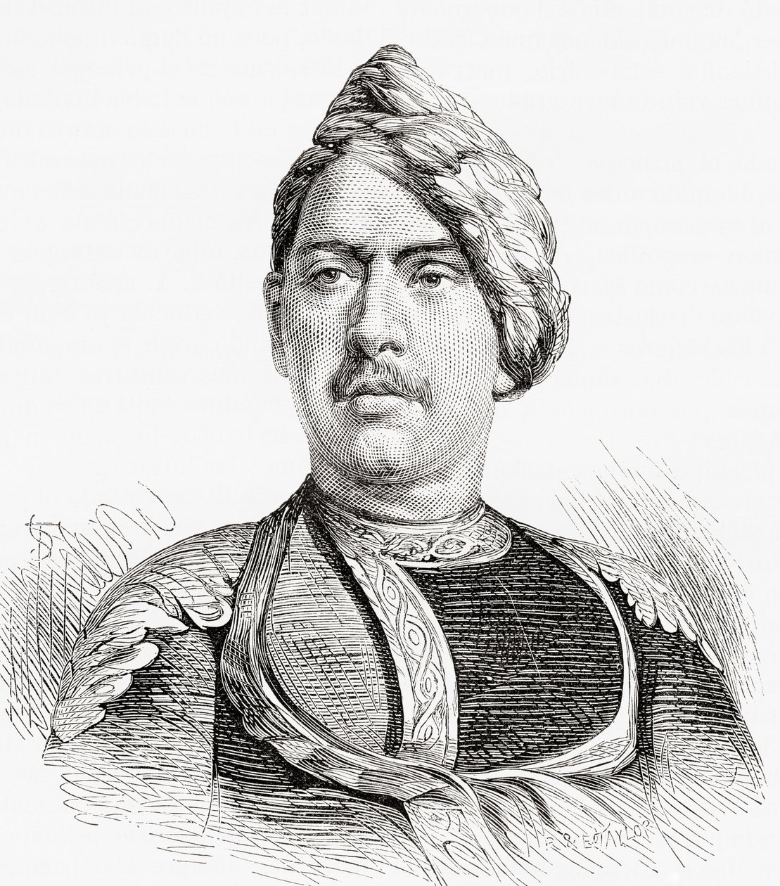 Jaswant Singh, mahárádža z Bharatpuru „Z El Mundo en la Mano“, zveřejněno 19. od European School