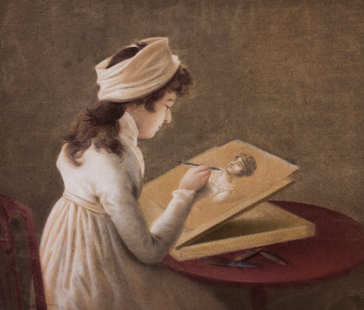 Portrét umělce, kolem roku 1800 od European School