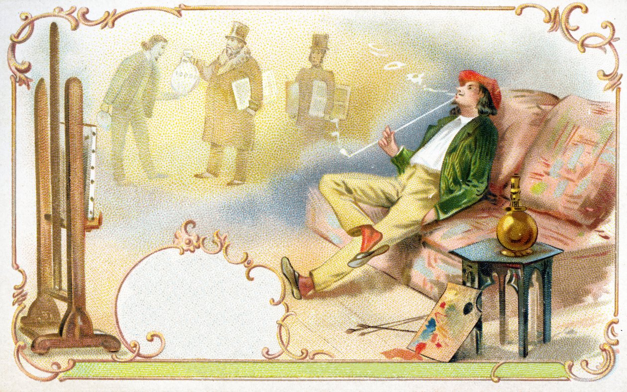 The Artists Pipe Dreams, 1900 od European School