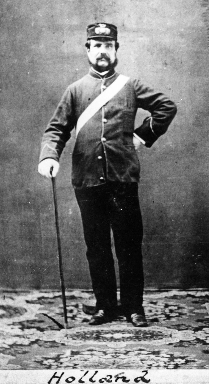 Kapitán Holland, kolem roku 1860 od European Photographer