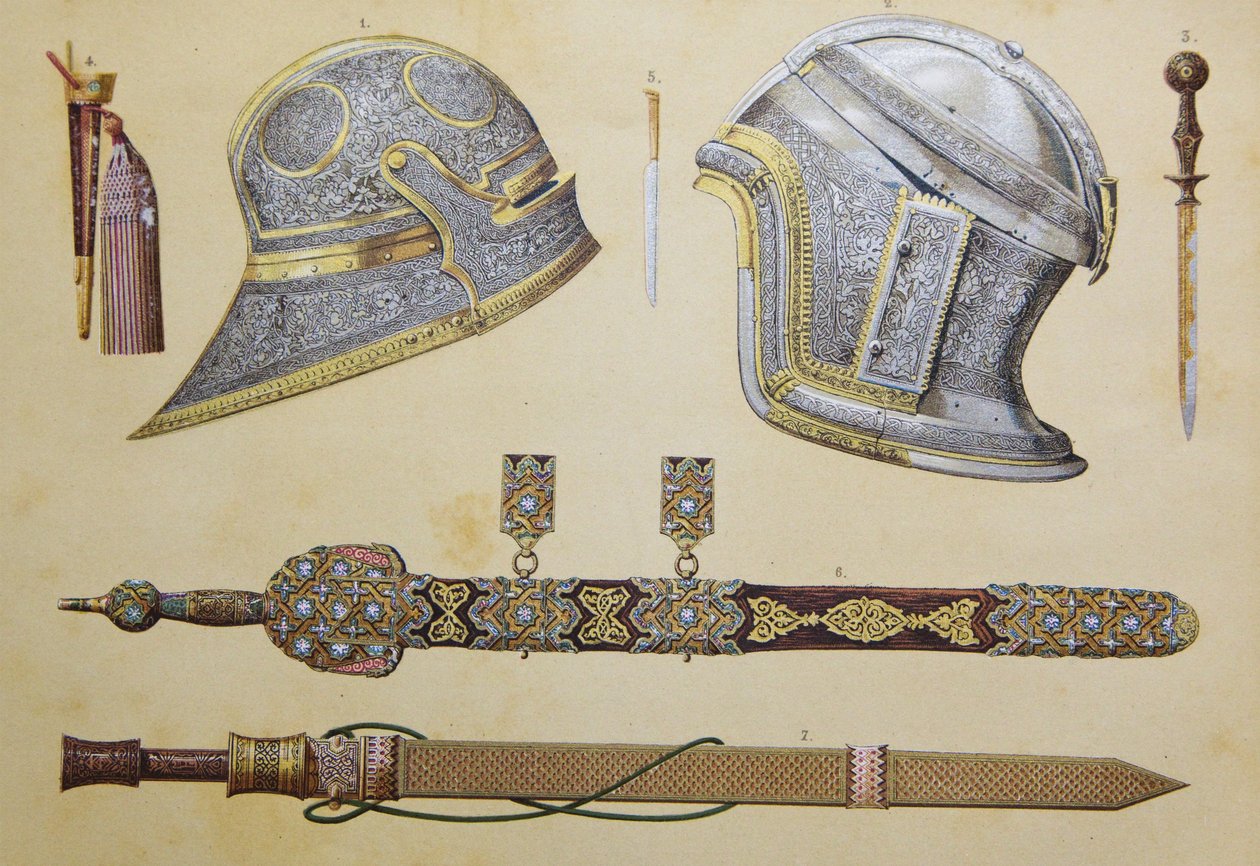 Zbraně, které patřily Boabdilovi, poslednímu maurskému králi Granady od European School