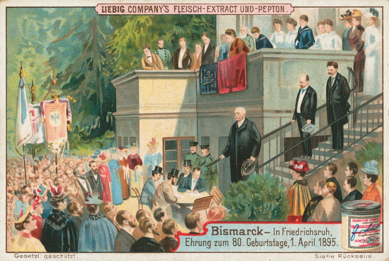 Bismarck, Liebigova karta, počátek 20. století (chromo) od European School