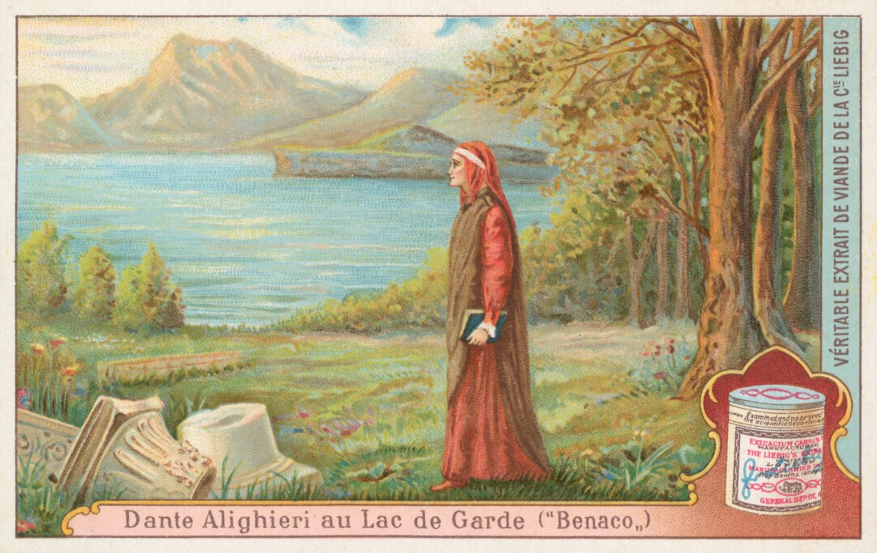 Dante, Liebigova karta, počátek 20. století (chromo) od European School