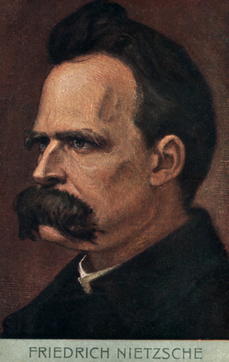 Friedrich Nietzsche (barevná litografie) od European School