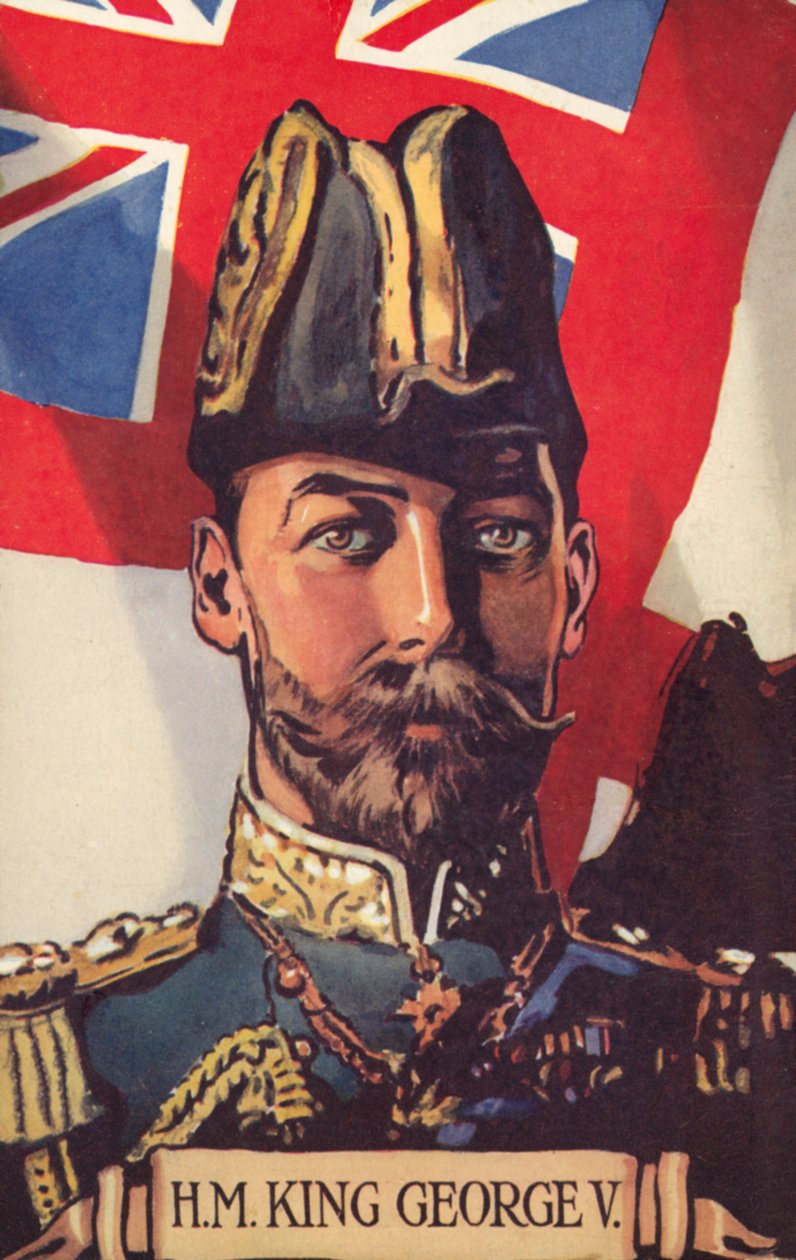 Jeho Veličenstvo král Jiří V. (barevná litografie) od European School