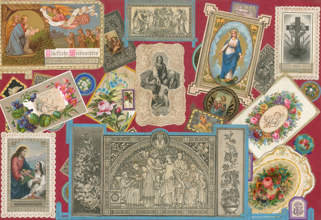 Stránka ze Sammelsurium, svazek IX (tištěný materiál) od European School