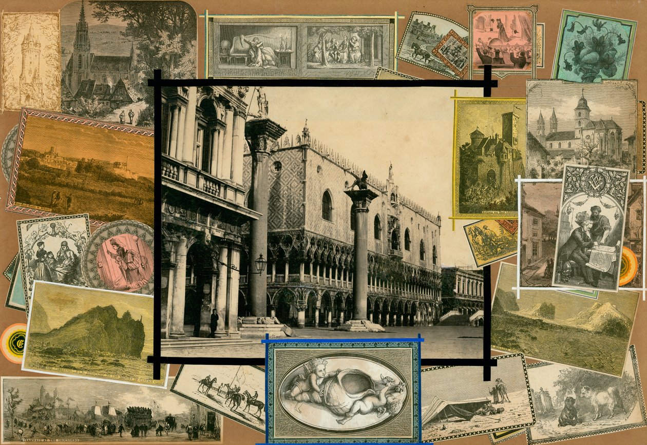 Stránka z VIII. dílu Sammelsuria (tištěný materiál) od European School