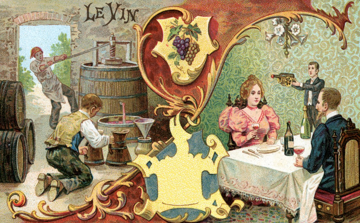 Víno, 1899 od European School
