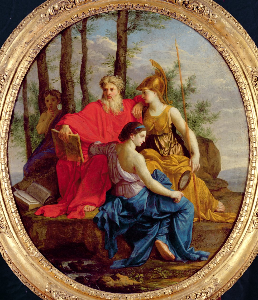 Alegorie dokonalého ministra nebo státního ministra s jeho atributy, 1653 od Eustache Le Sueur