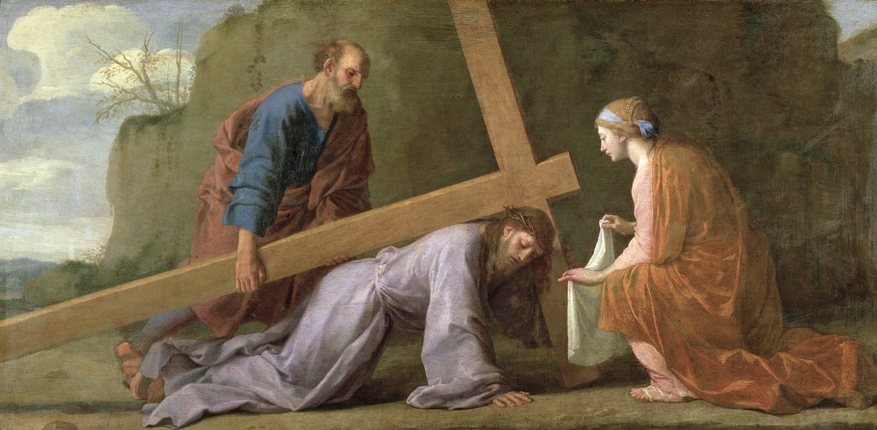 Kristus nesoucí kříž, kolem roku 1651 od Eustache Le Sueur