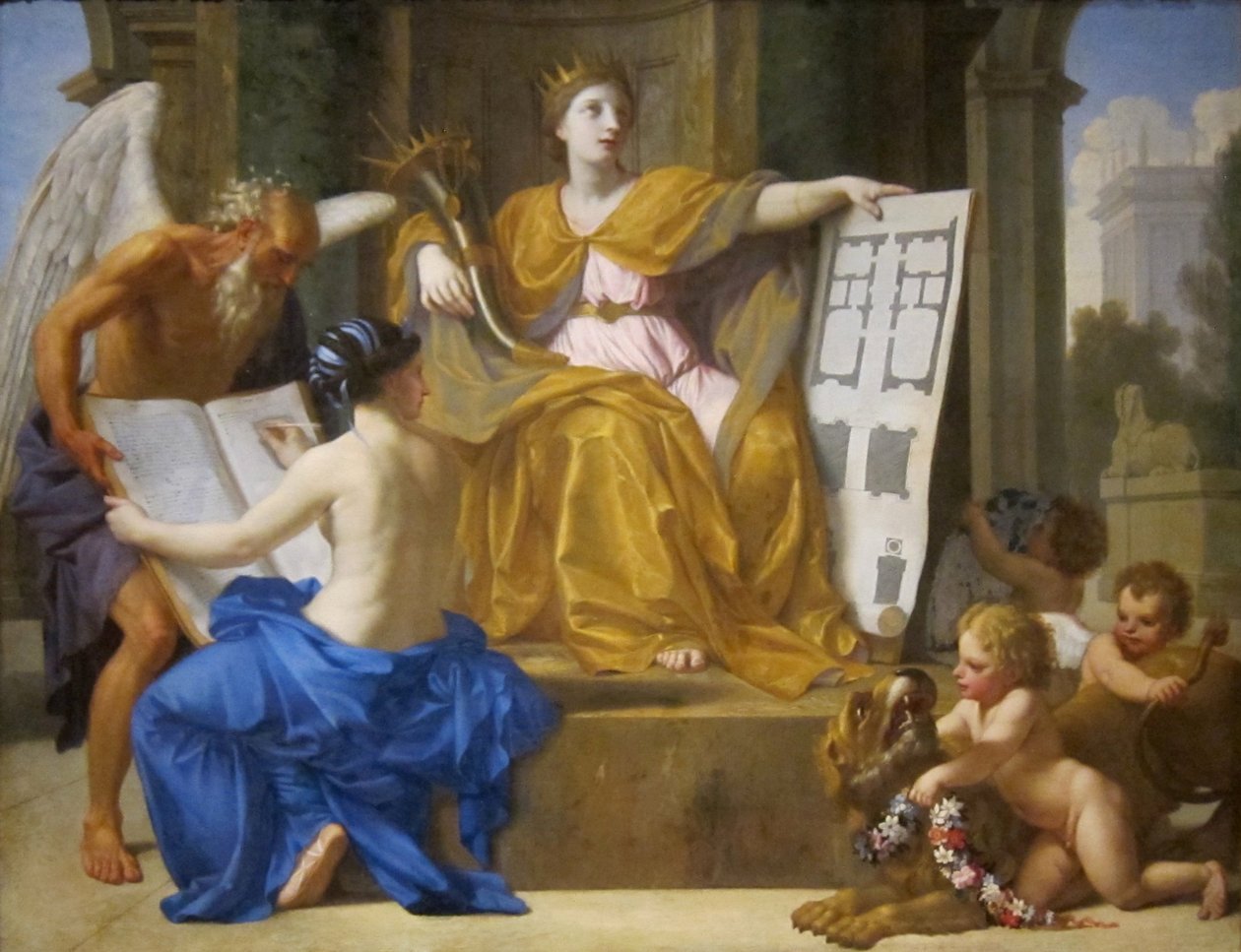 Alegorie velkoleposti od Eustache Le Sueur