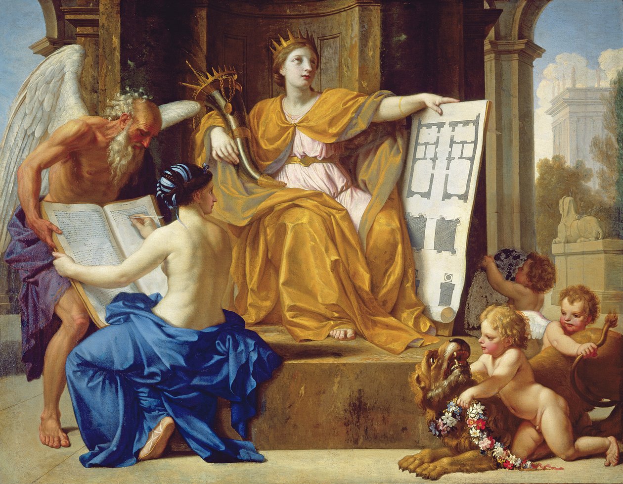 Alegorie velkoleposti, c.1654 od Eustache Le Sueur