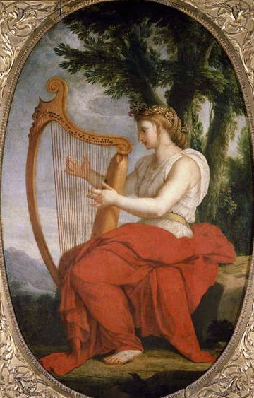 Calliope, kolem 1650-52 od Eustache Le Sueur