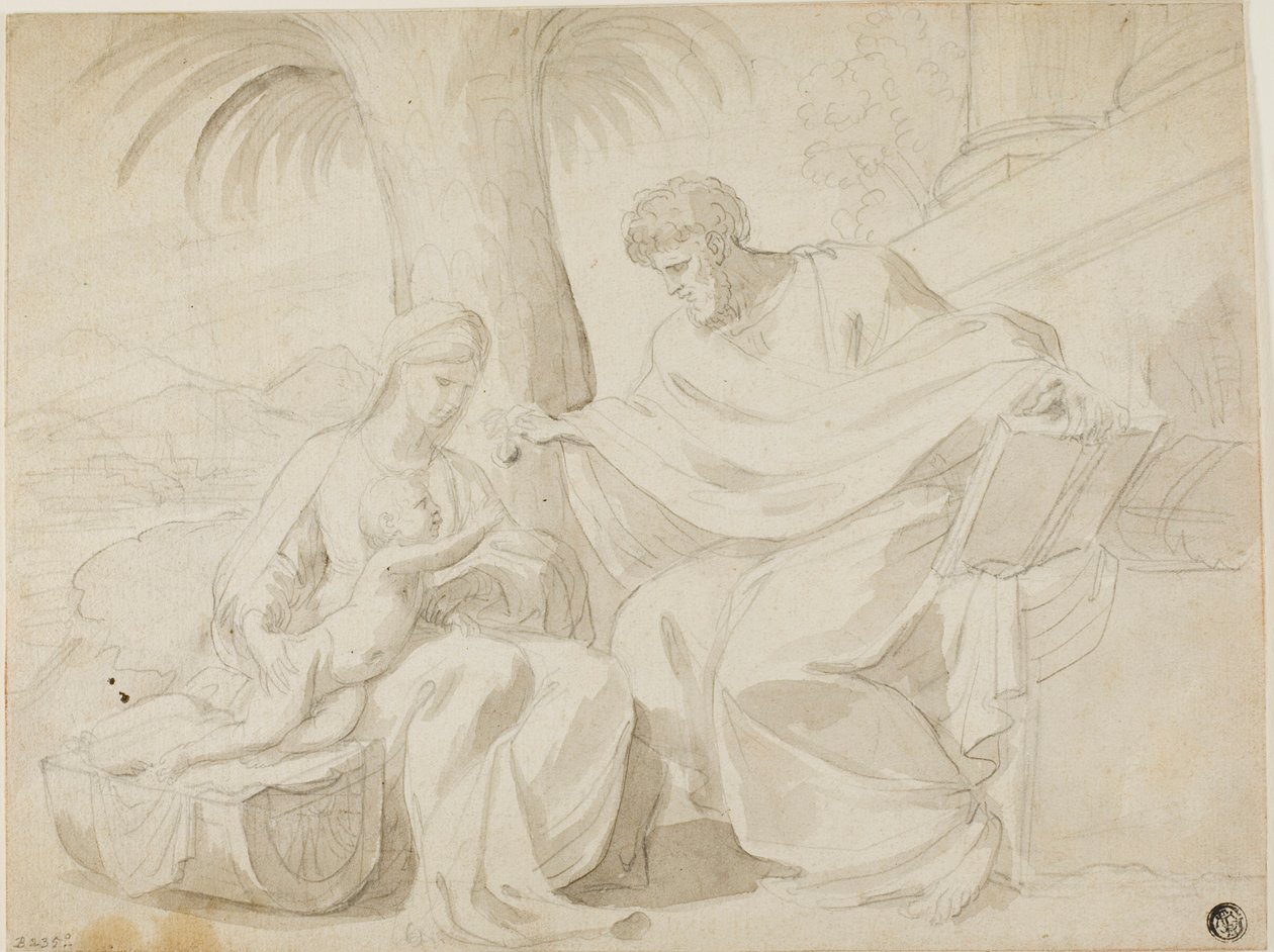Svatá rodina od Eustache Le Sueur