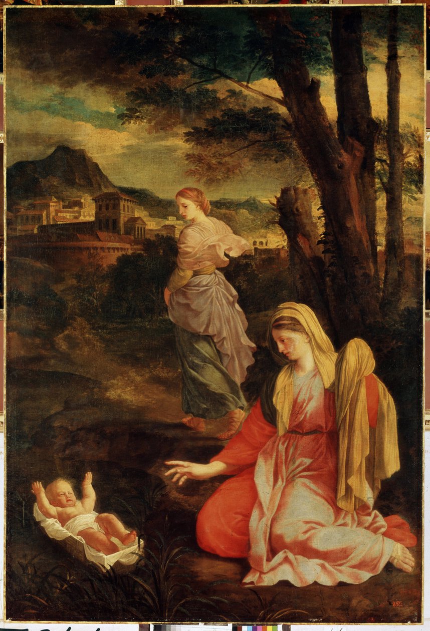 Nalezení Mojžíše od Eustache Le Sueur