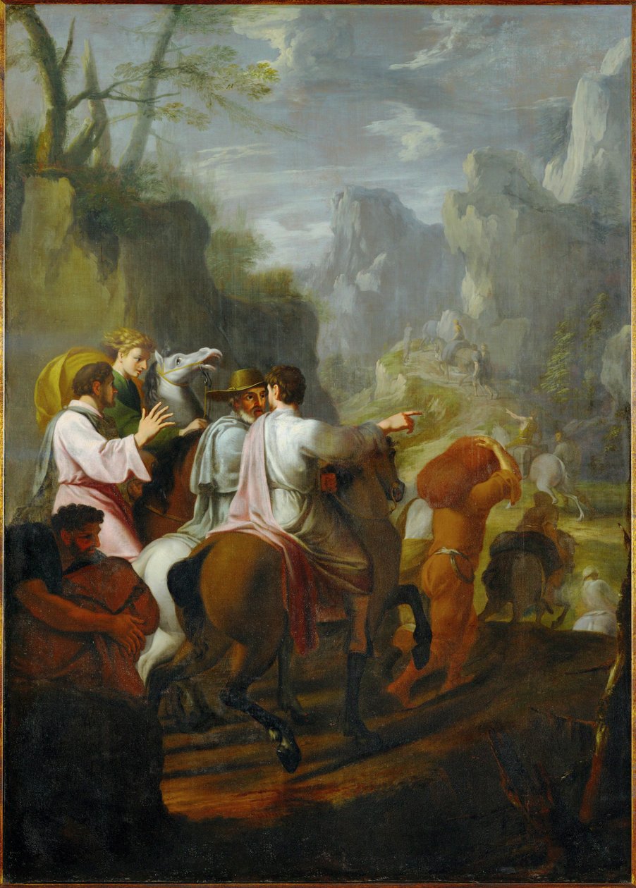 Pouť do Charty od Eustache Le Sueur