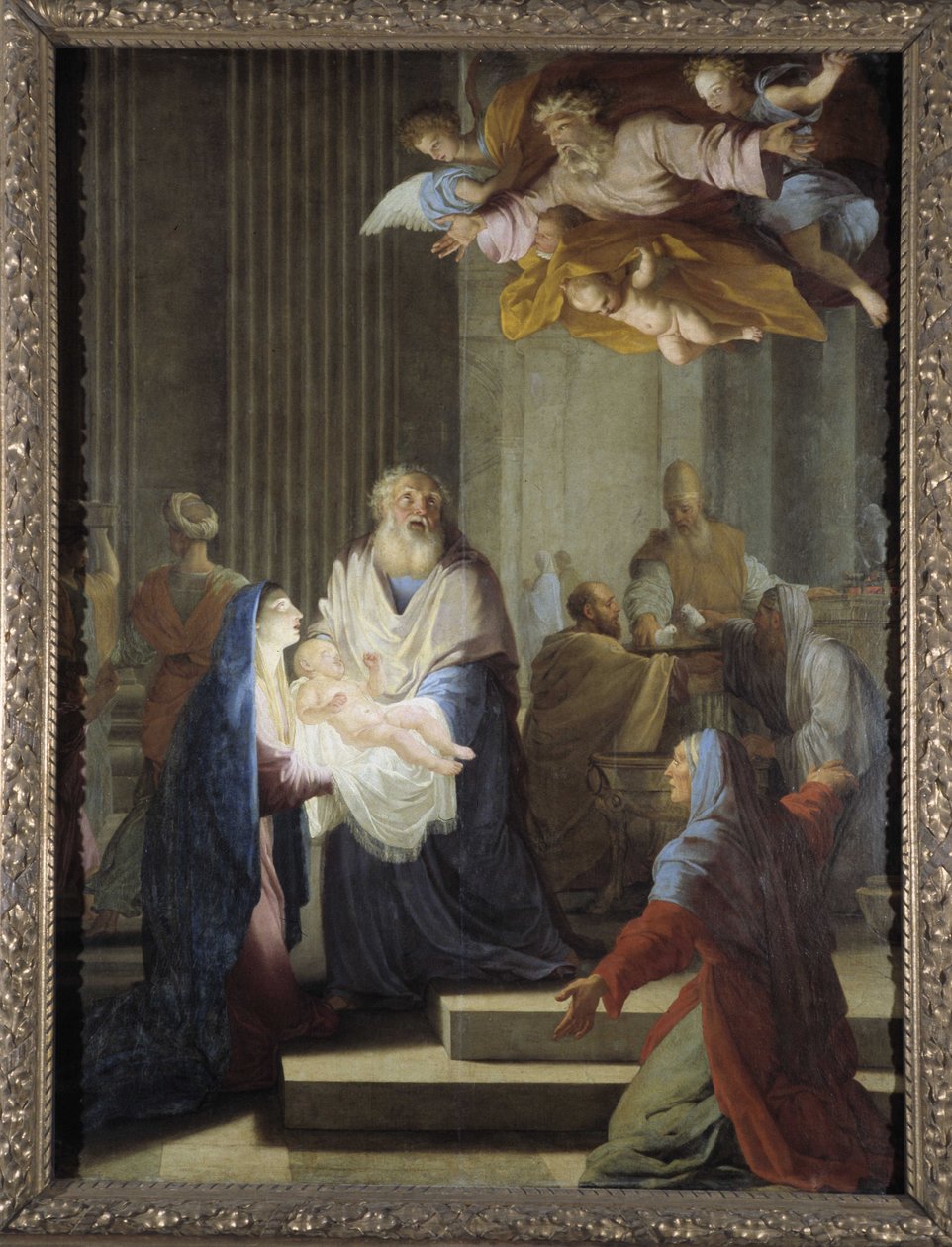 Prezentace v chrámu od Eustache Le Sueur