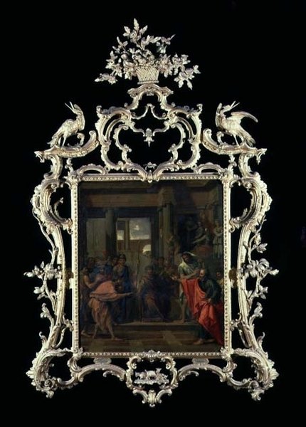 Dva filozofové se hádají před císařem od Eustache Le Sueur