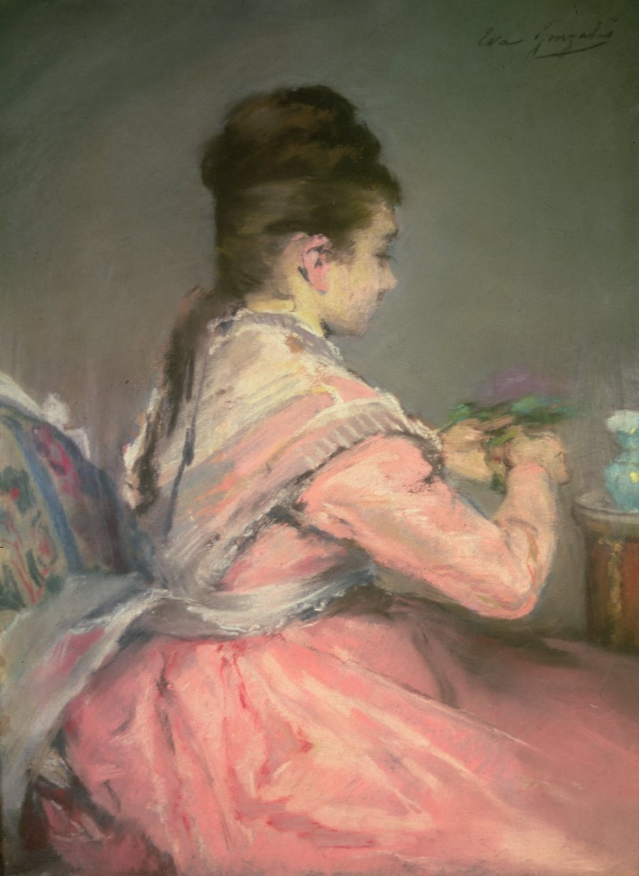 Kytice z fialek (pastel) od Eva Gonzalès