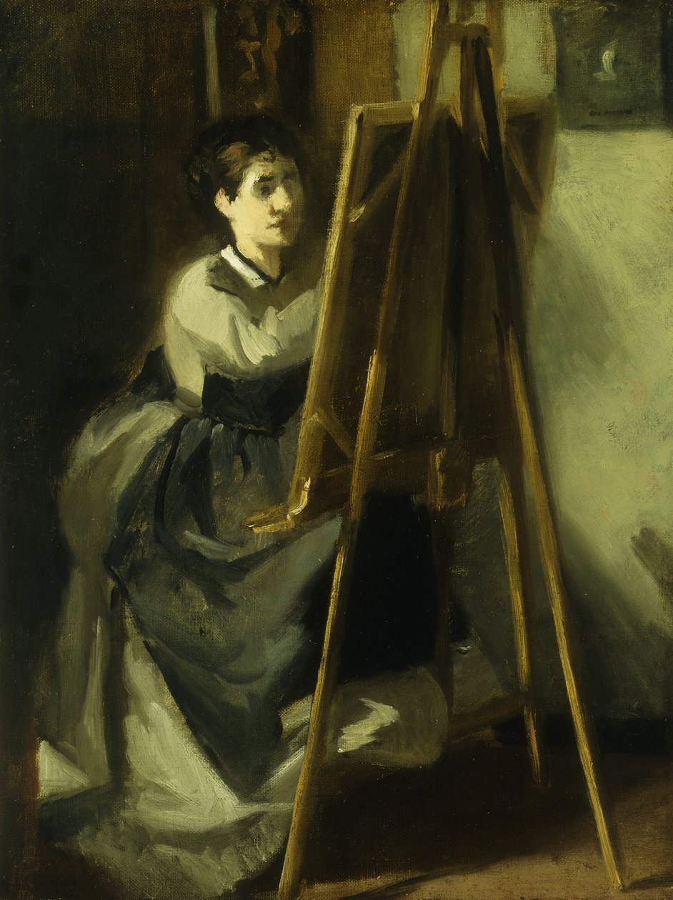 Mladý žák; Mladý žák, kolem roku 1870 od Eva Gonzalès
