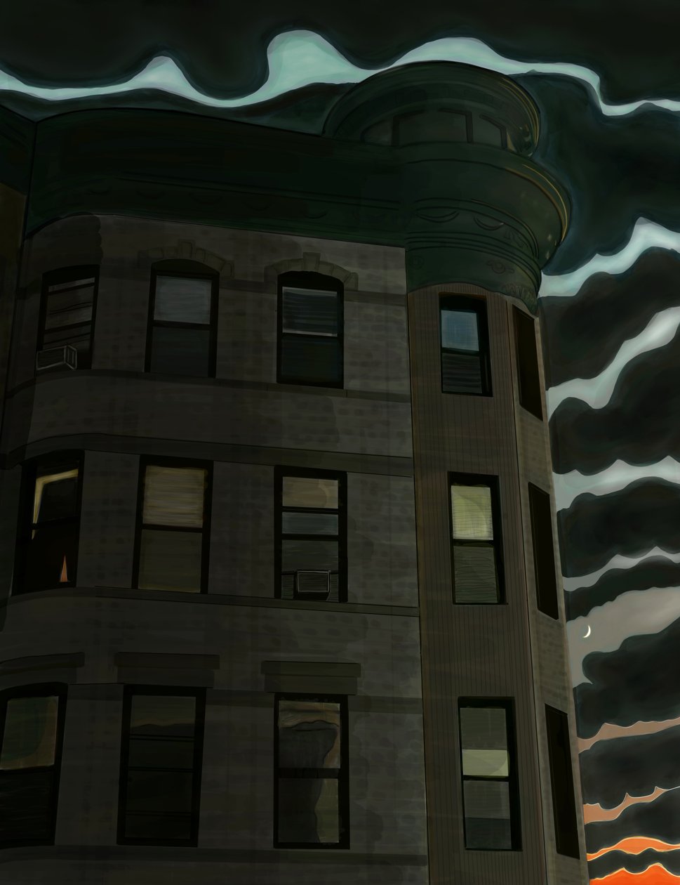 13th Street at 7th Avenue, Brooklyn (digitální umění) od Evan Sklar