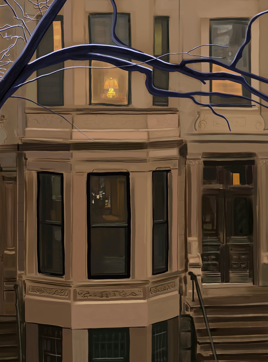 589 Seventh Street. Brooklyn (digitální umění) od Evan Sklar