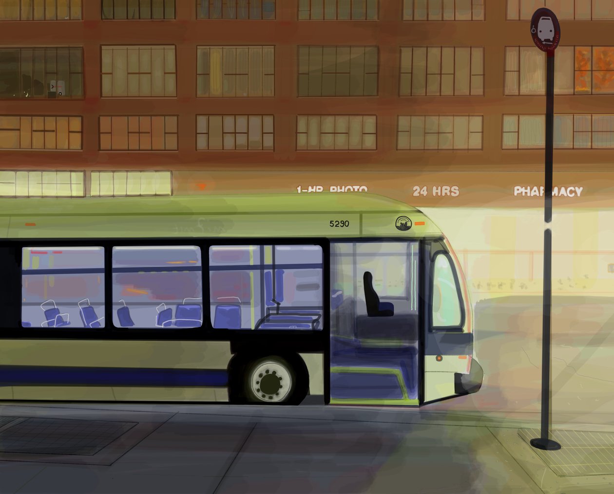 First Light, Union Square , Brooklyn (digitální umění) od Evan Sklar