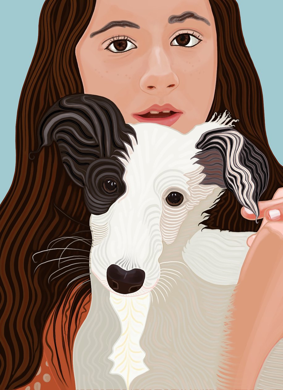 Minnie a Ava (digitální umění) od Evan Sklar