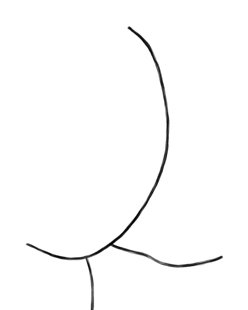 Nahý. (digitální umění) od Evan Sklar