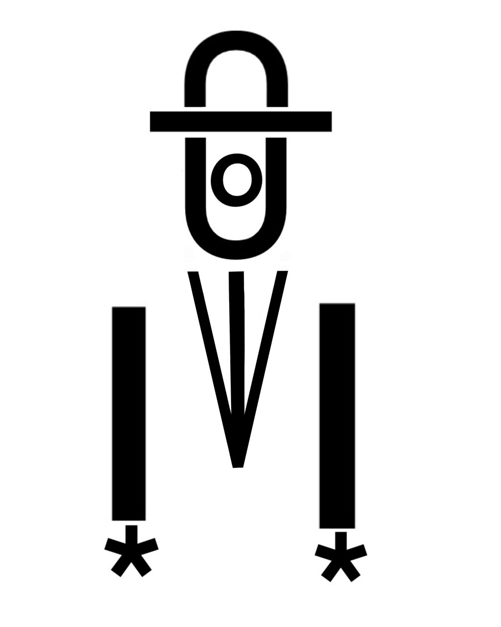 "Syn člověka" vytvořený pomocí typografie (digitální umění) od Evan Sklar