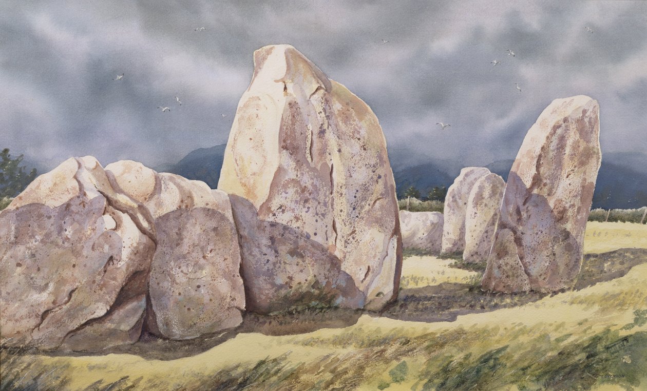 Kameny z Castleriggu, Cumbria od Evangeline Dickson