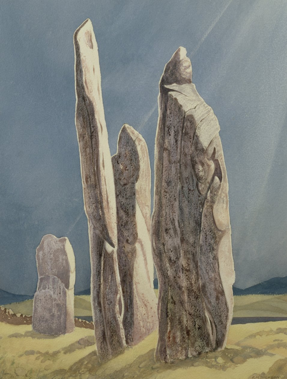 Vysoké kameny Callanish, ostrov Lewis od Evangeline Dickson