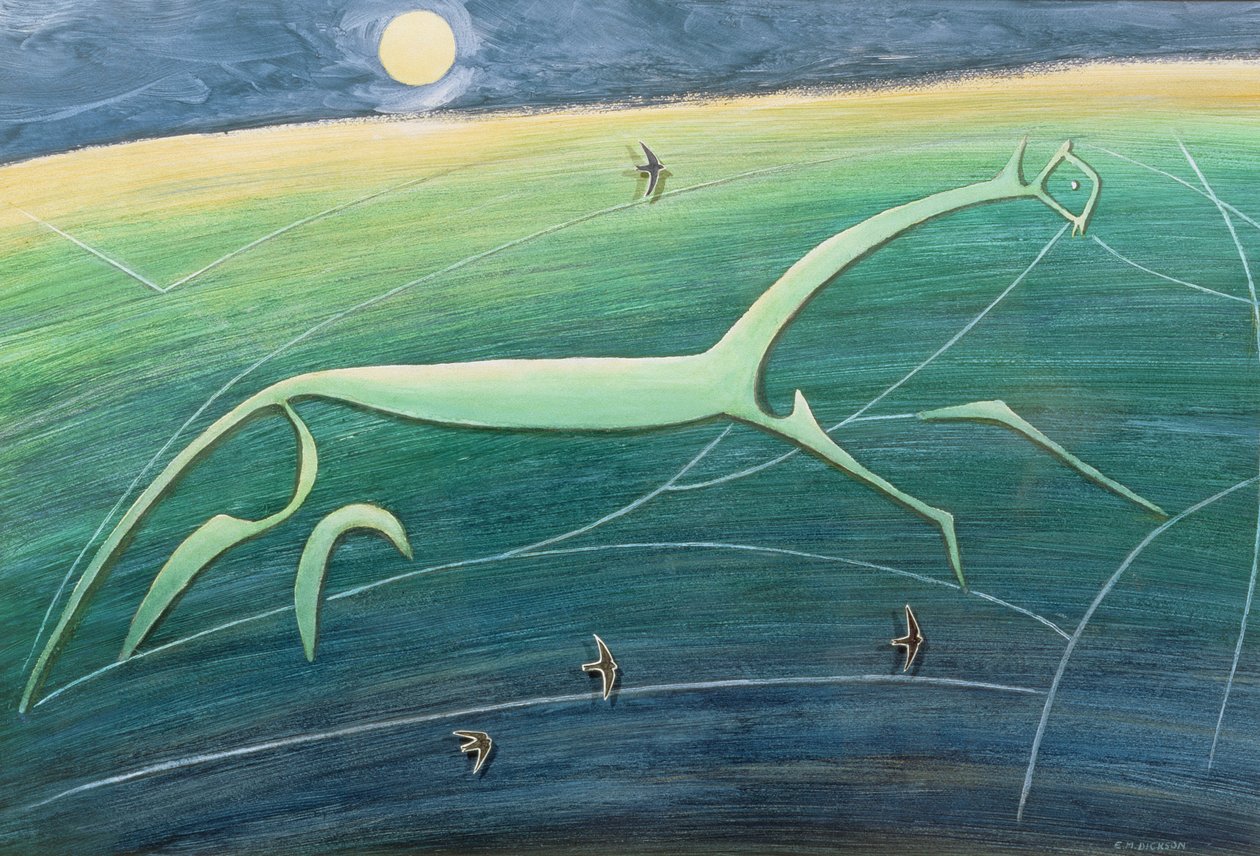White Horse Hill, Uffington od Evangeline Dickson