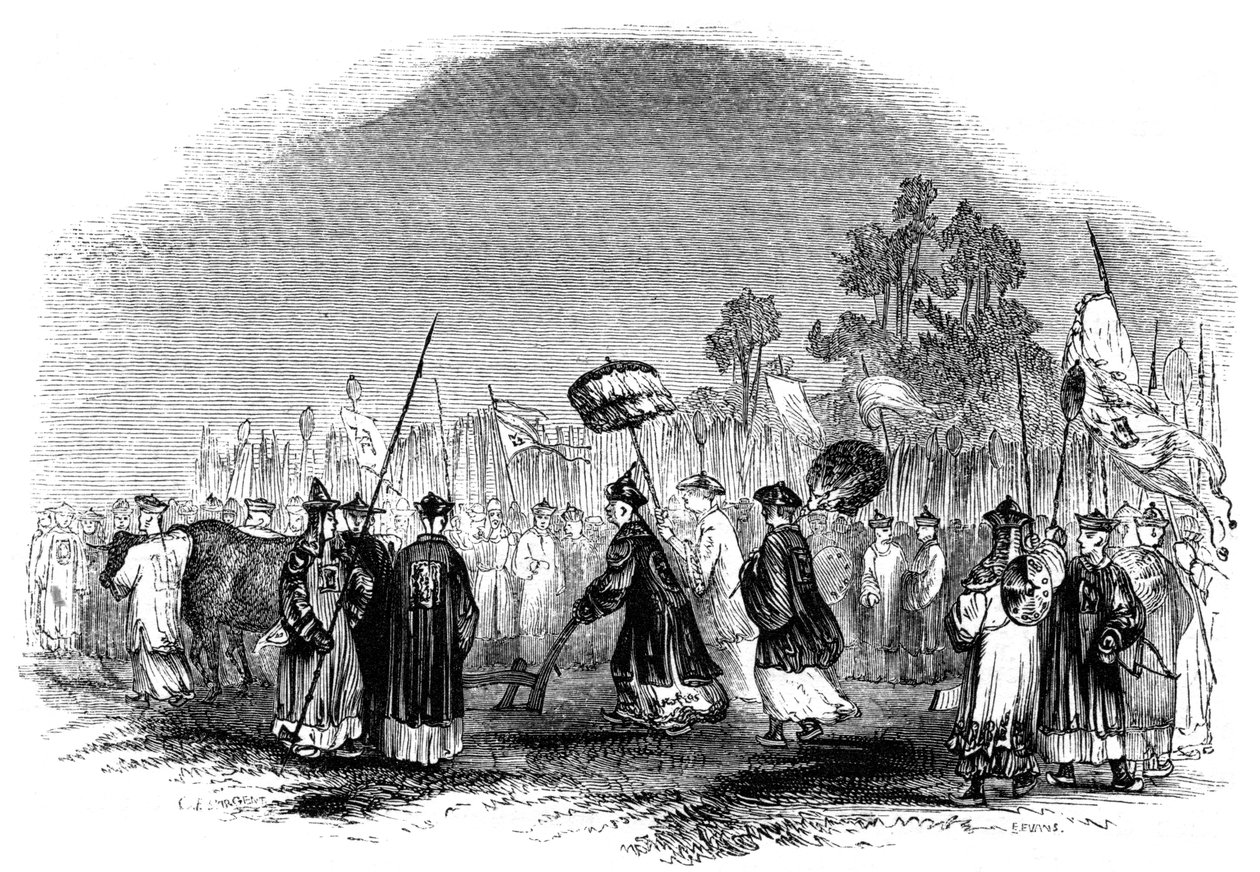 Každoroční jarní festival, 1847 od Evans