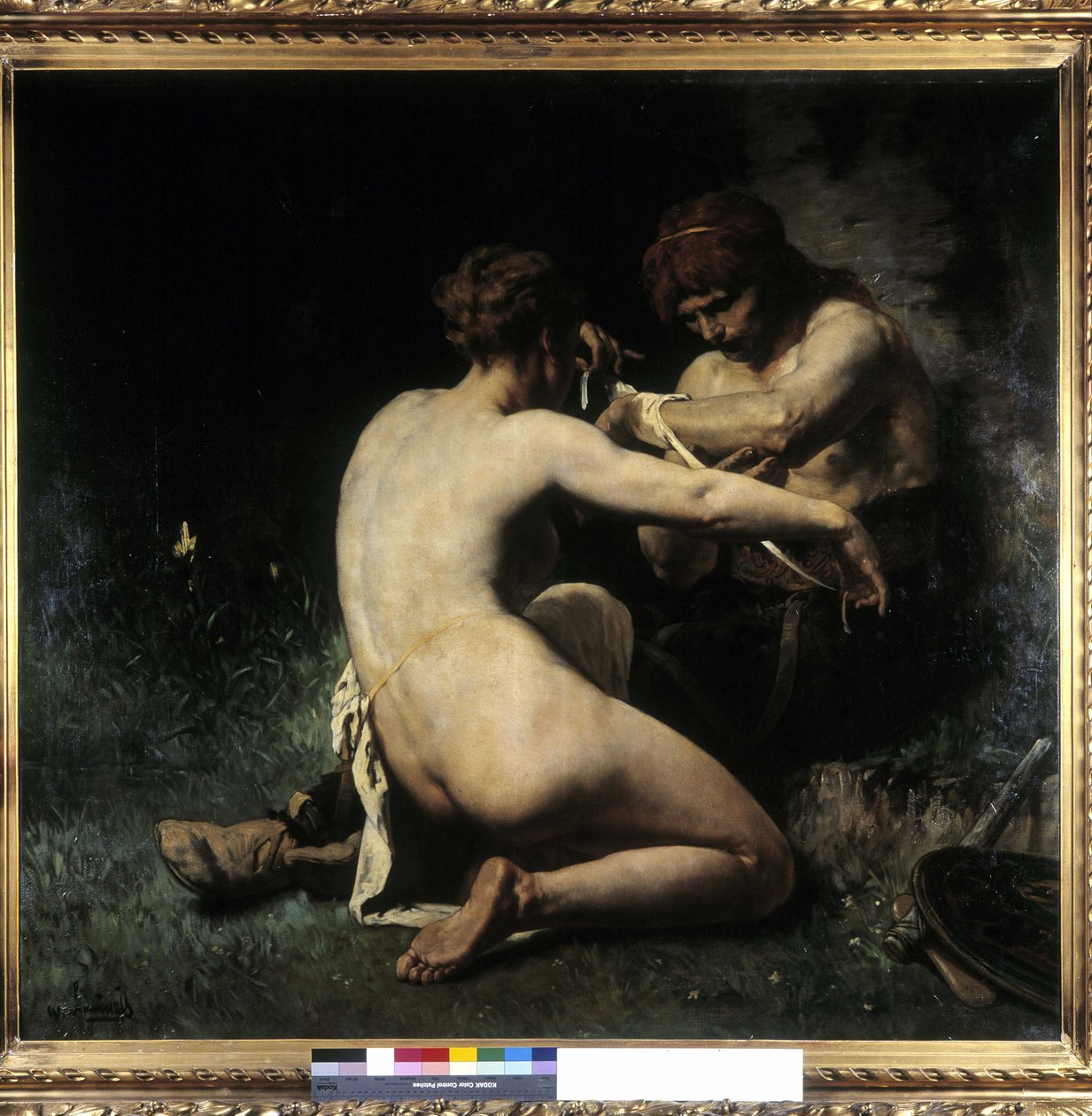 Galové bolí (olej na plátně) od Evariste Vital Luminais