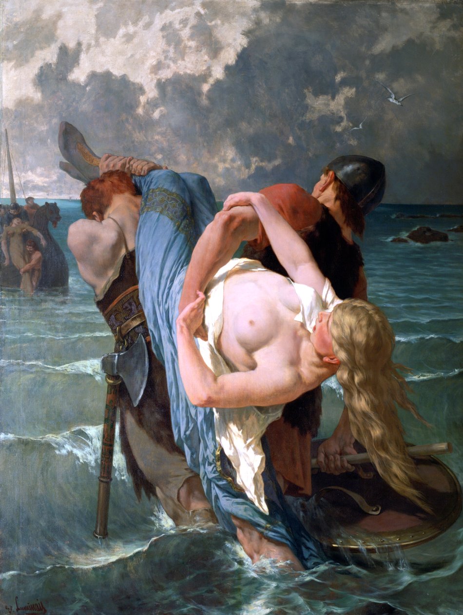 Normandští piráti, c1842-1896 od Evariste Vital Luminais
