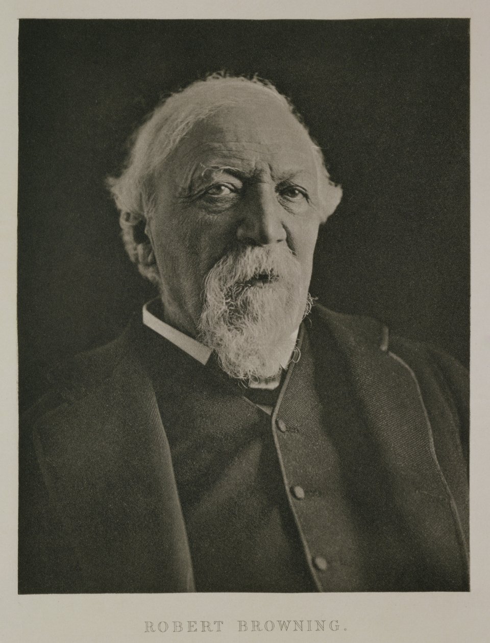 Portrét Roberta Browninga (1812-89), kolem roku 1889 od Eveleen Myers