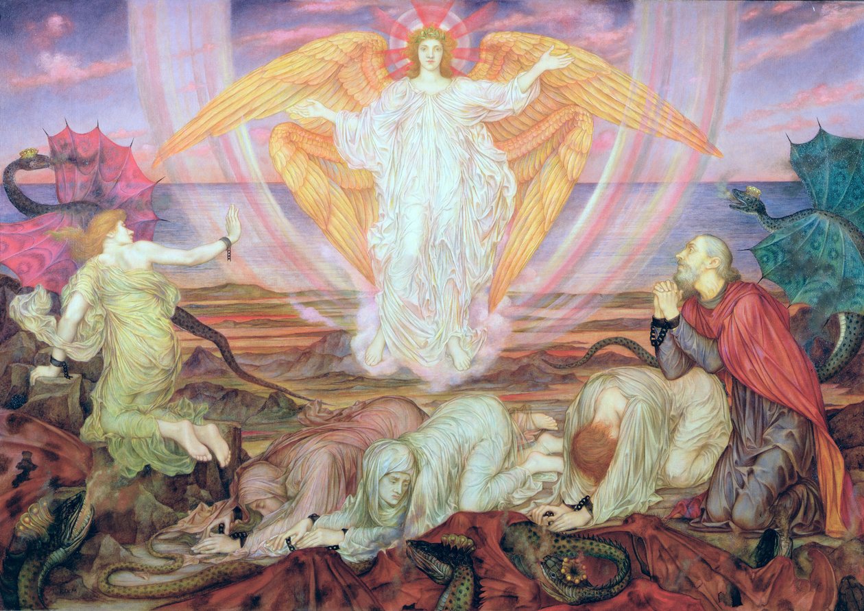 Smrt draka, 1914 od Evelyn De Morgan