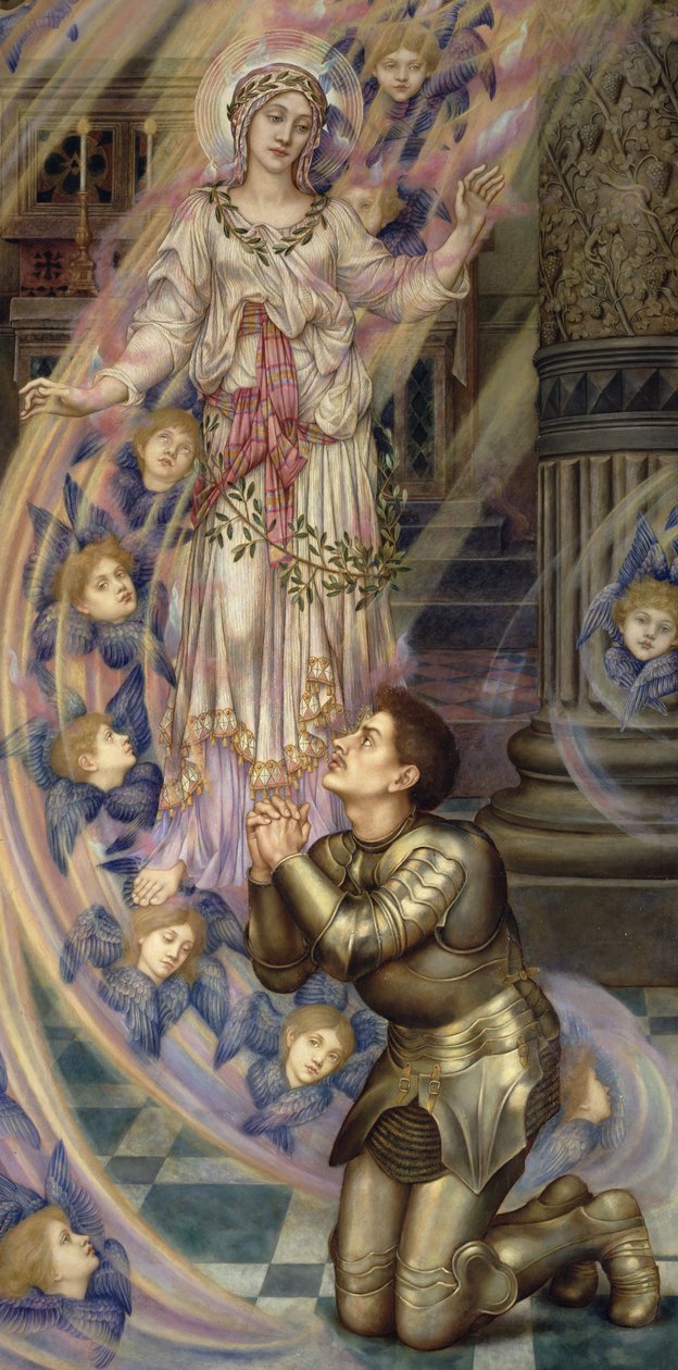 Panny Marie Mírové, 1907 od Evelyn De Morgan