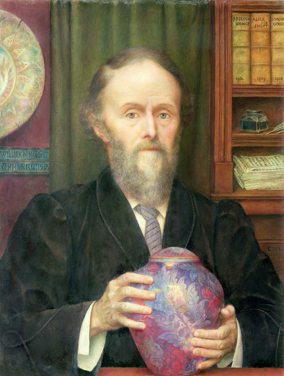 Portrét Williama de Morgana (1839-1909) 1909 od Evelyn De Morgan