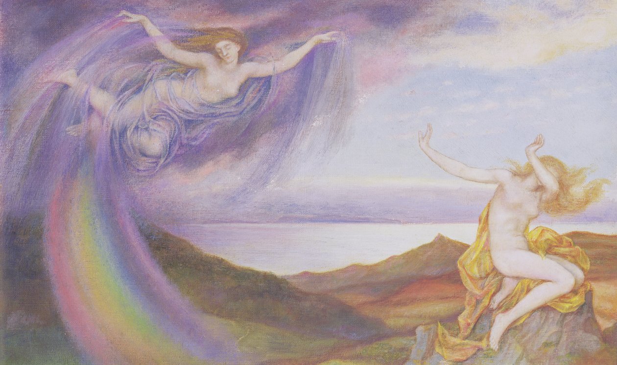 Sluneční paprsek a letní sprcha od Evelyn De Morgan