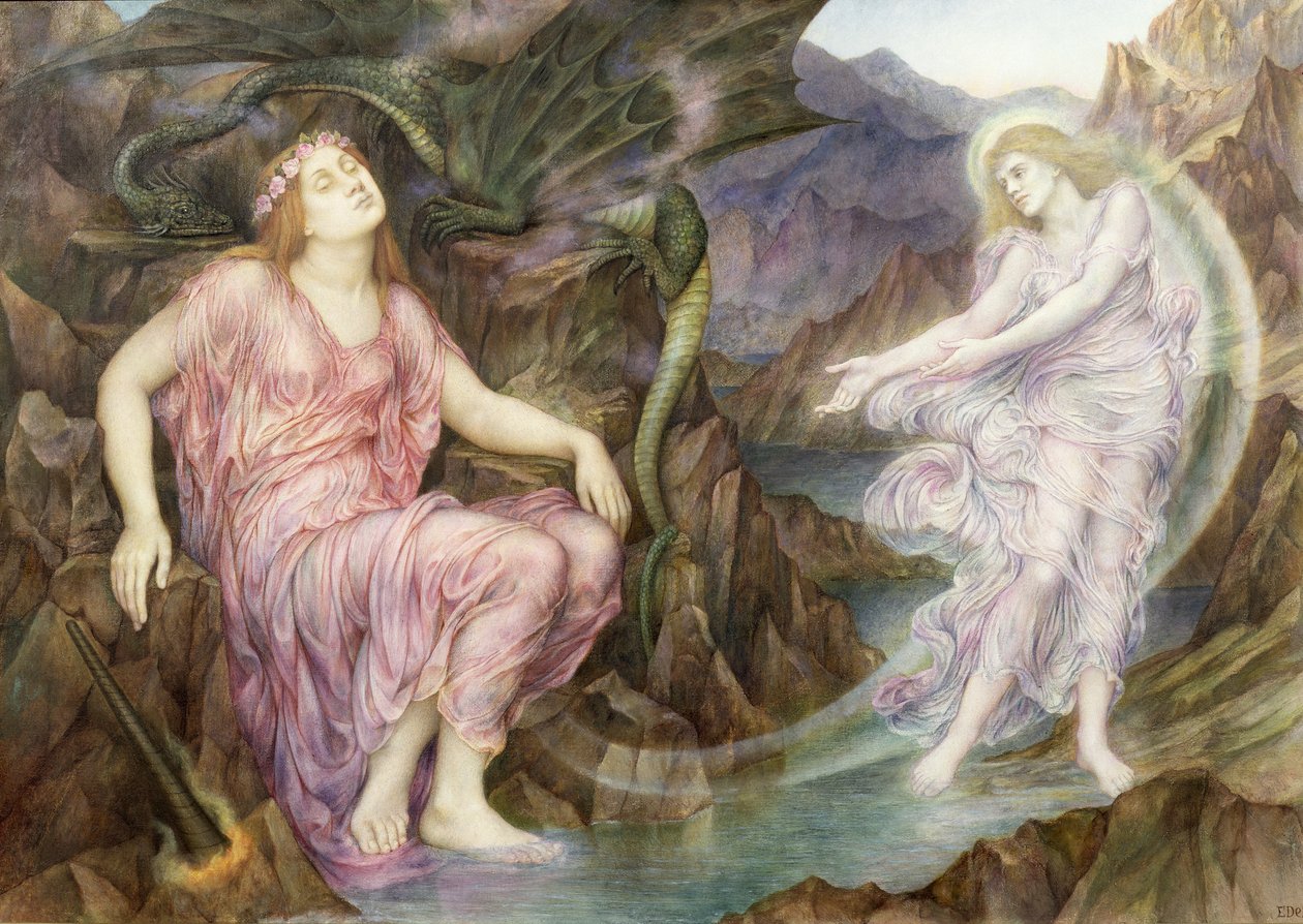 Odchod duše při smrti od Evelyn De Morgan