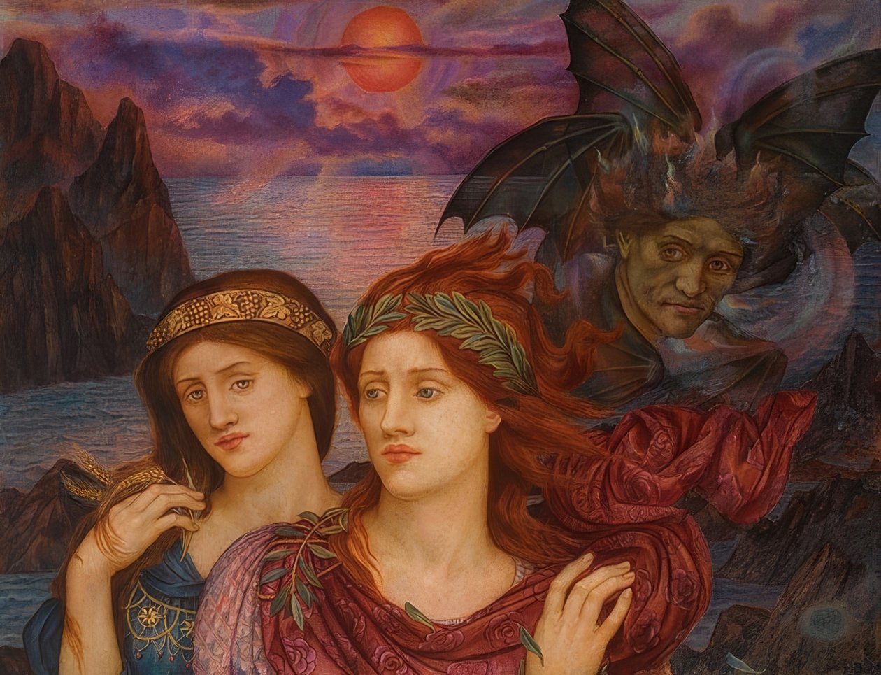 Die Vision. 1914 od Evelyn De Morgan
