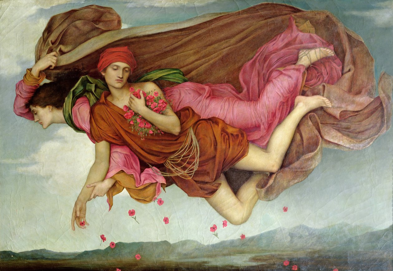 Noc a spánek, 1878 od Evelyn De Morgan