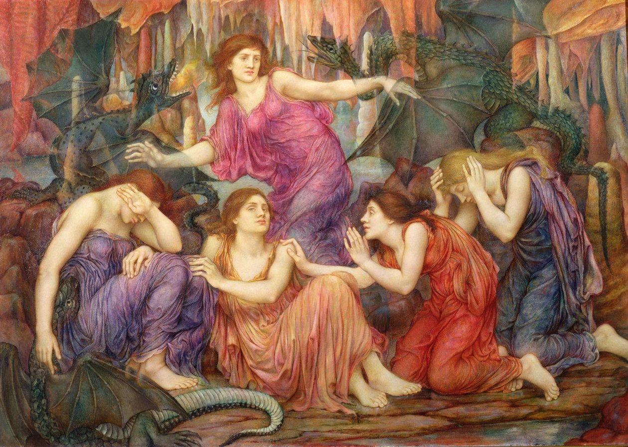 Zajatci od Evelyn De Morgan